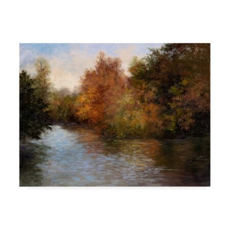 Mary Jean Weber 'A Light On The Lake' Canvas Art,18x24